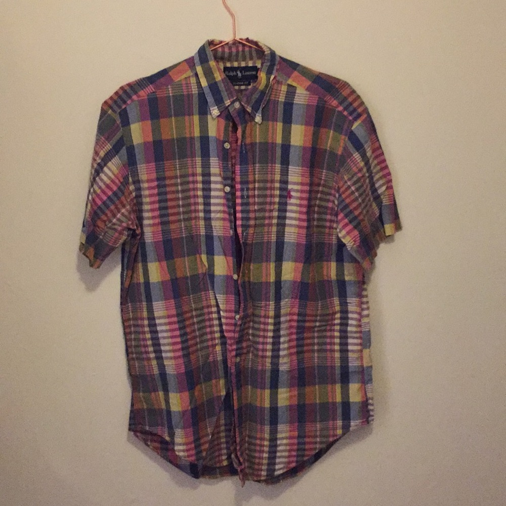 Polo Ralph Lauren Button up. Medium, short sleeve